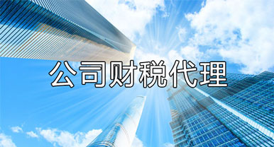 公司財(cái)稅代理